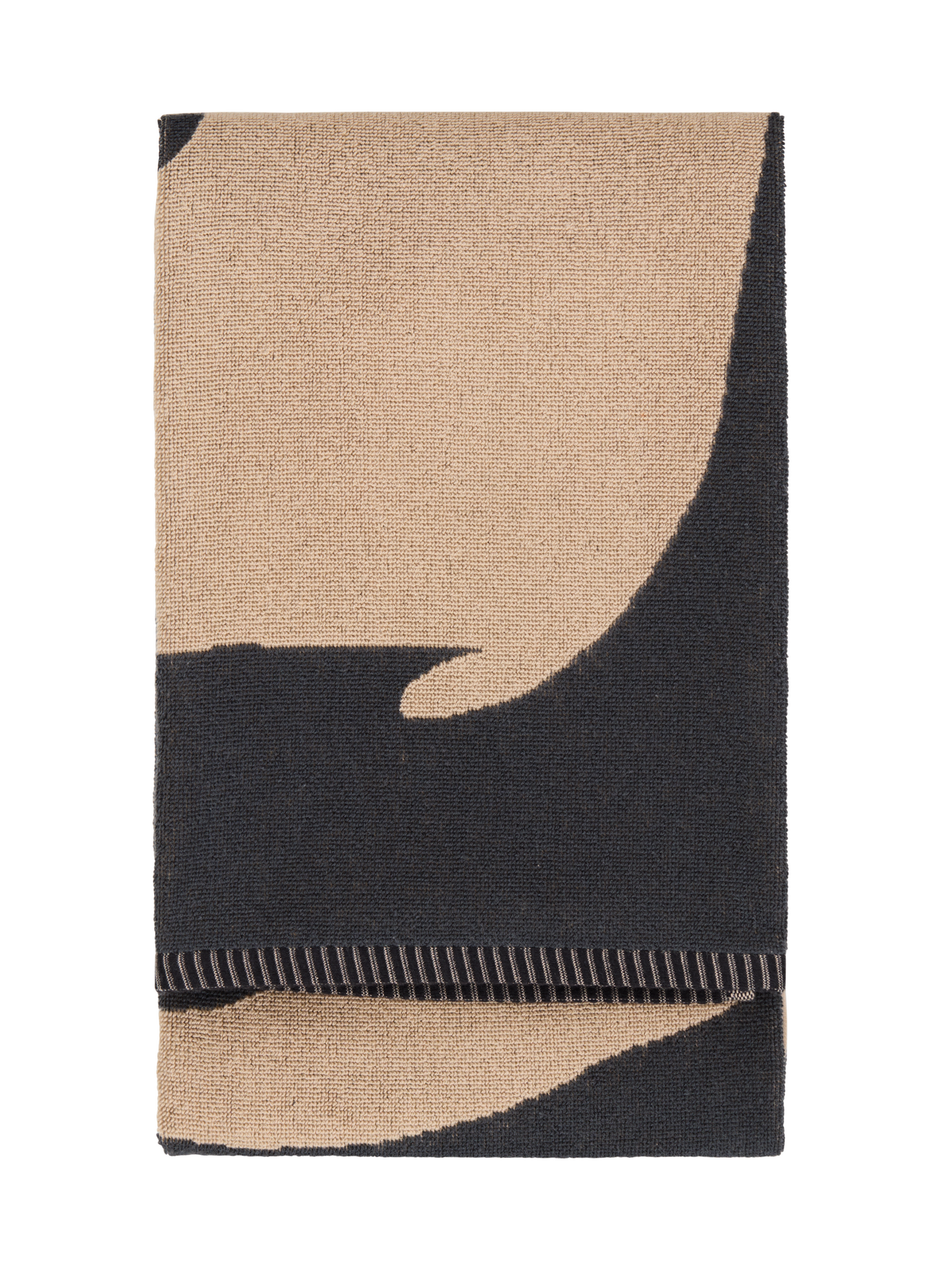 70564-5415-04-06_2; Finlayson Elefantti vapaa Kylpypyyhe Tummanharmaa / Beige / 70x150 cm