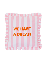 81830-5517-01-04; Finlayson Dream Koristetyynynpäällinen Vaaleanpunainen / Valkoinen / 50x50 cm