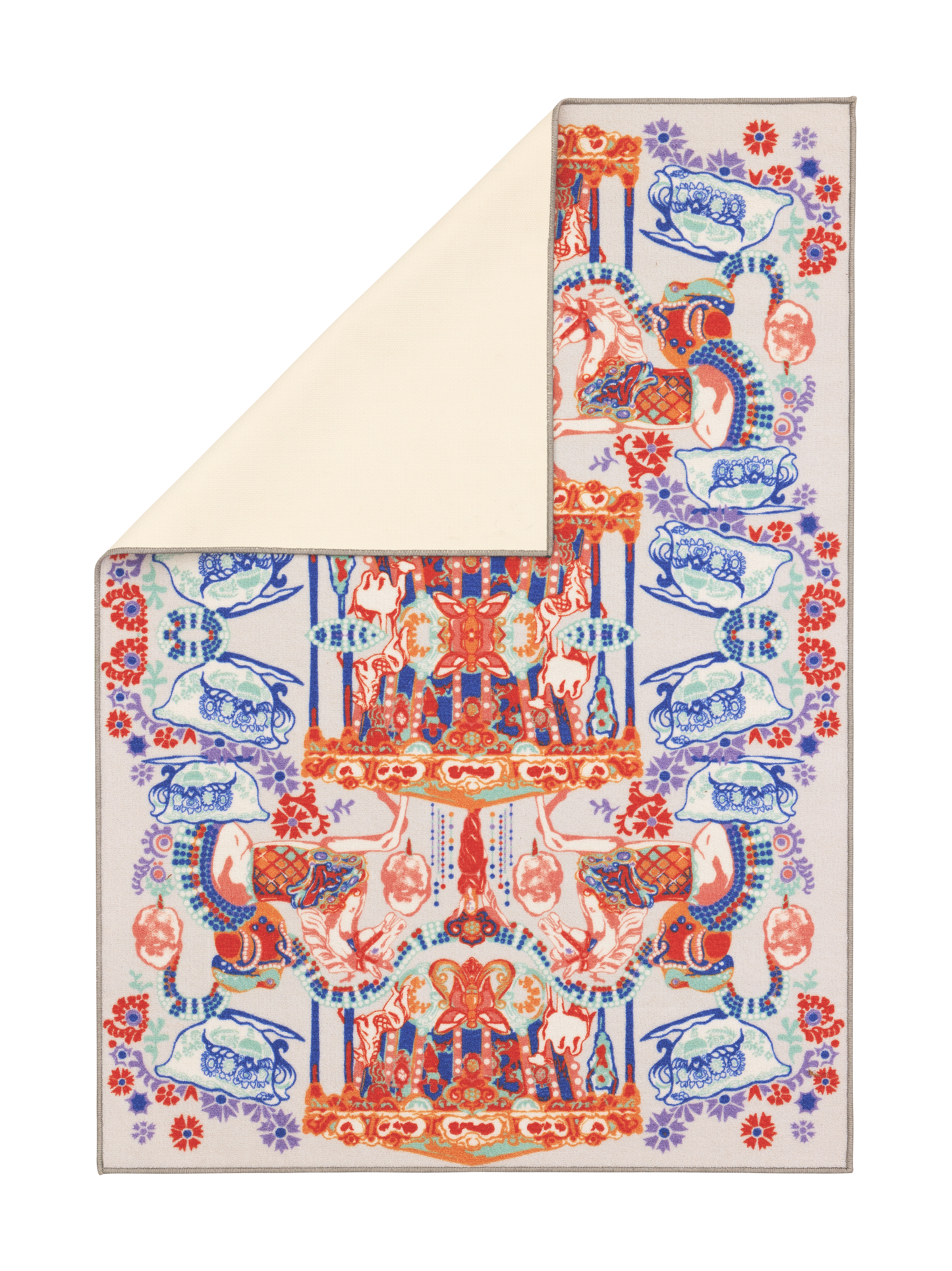 109223-8000_3; Finlayson Fanfaari Midfloor Rug Monivärinen / 133x190 cm