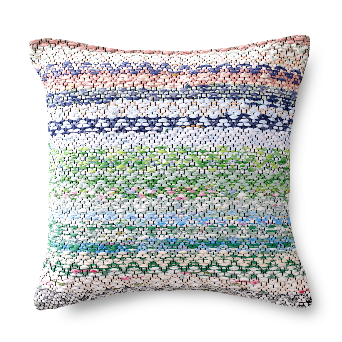 31745-0000-01-02; Finlayson - Kierrätetty Räsytyyny Musta / Multi / 45x45 cm