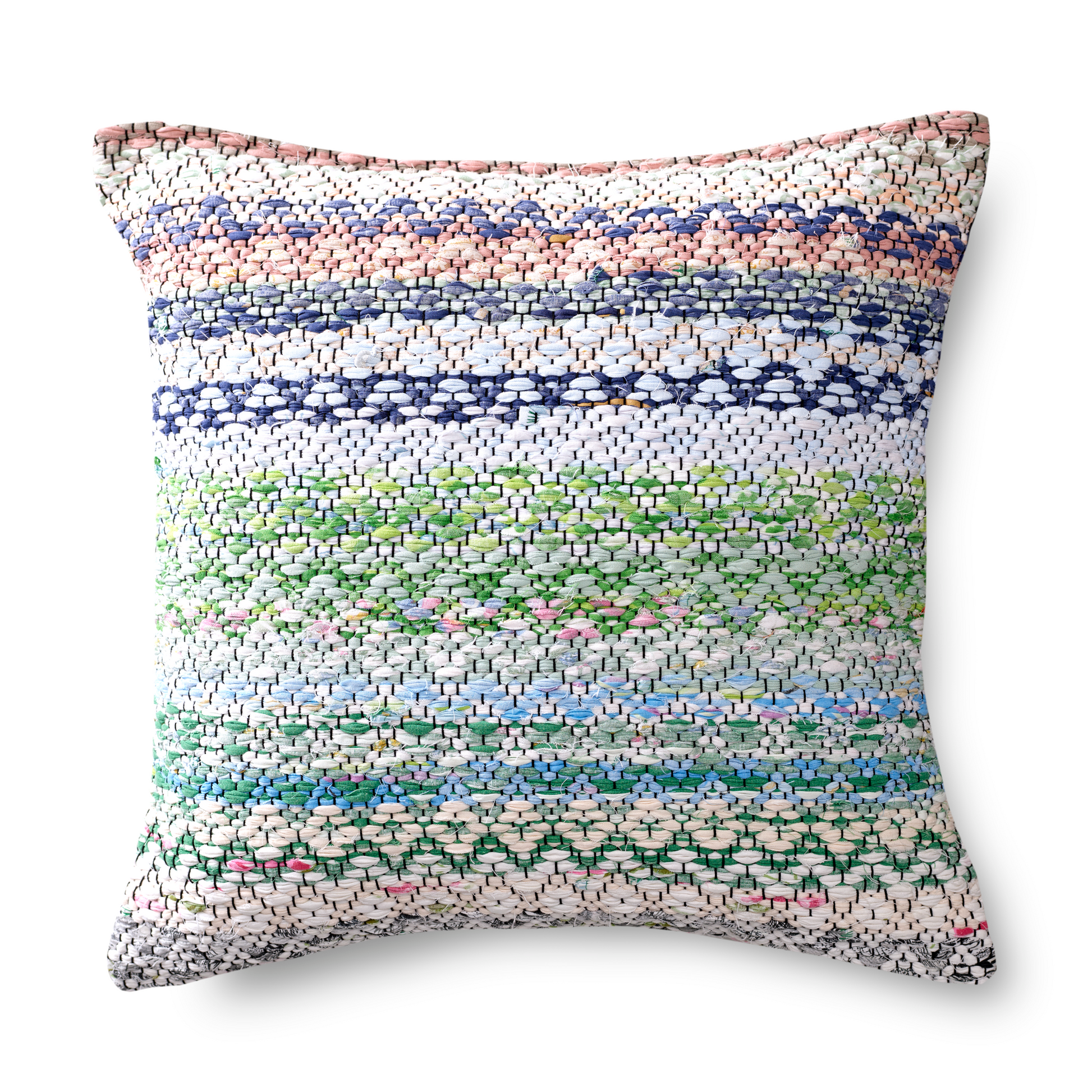 31745-0000-01-02; Finlayson - Kierrätetty Räsytyyny Musta / Multi / 45x45 cm