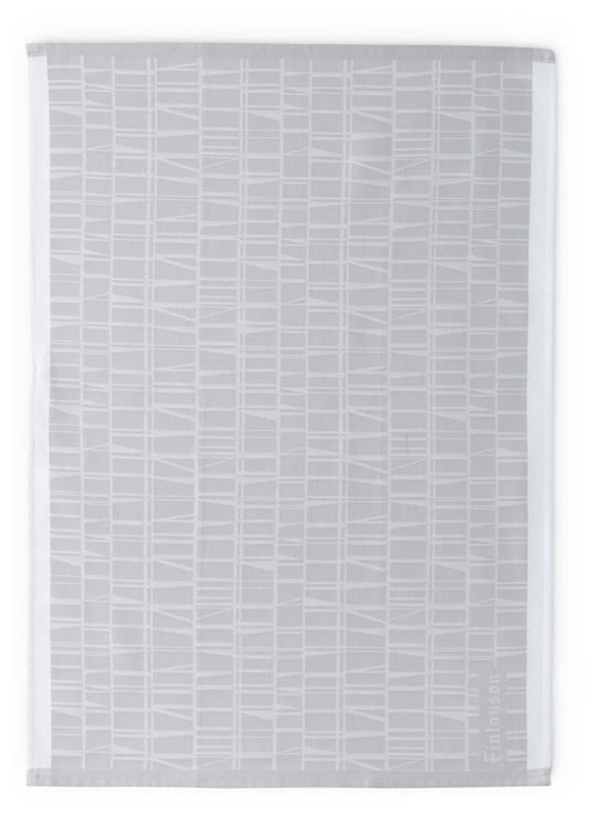 70910-3435-04-10; Finlayson Coronna keittiöpyyhe 2kpl Harmaa / 50x70 cm