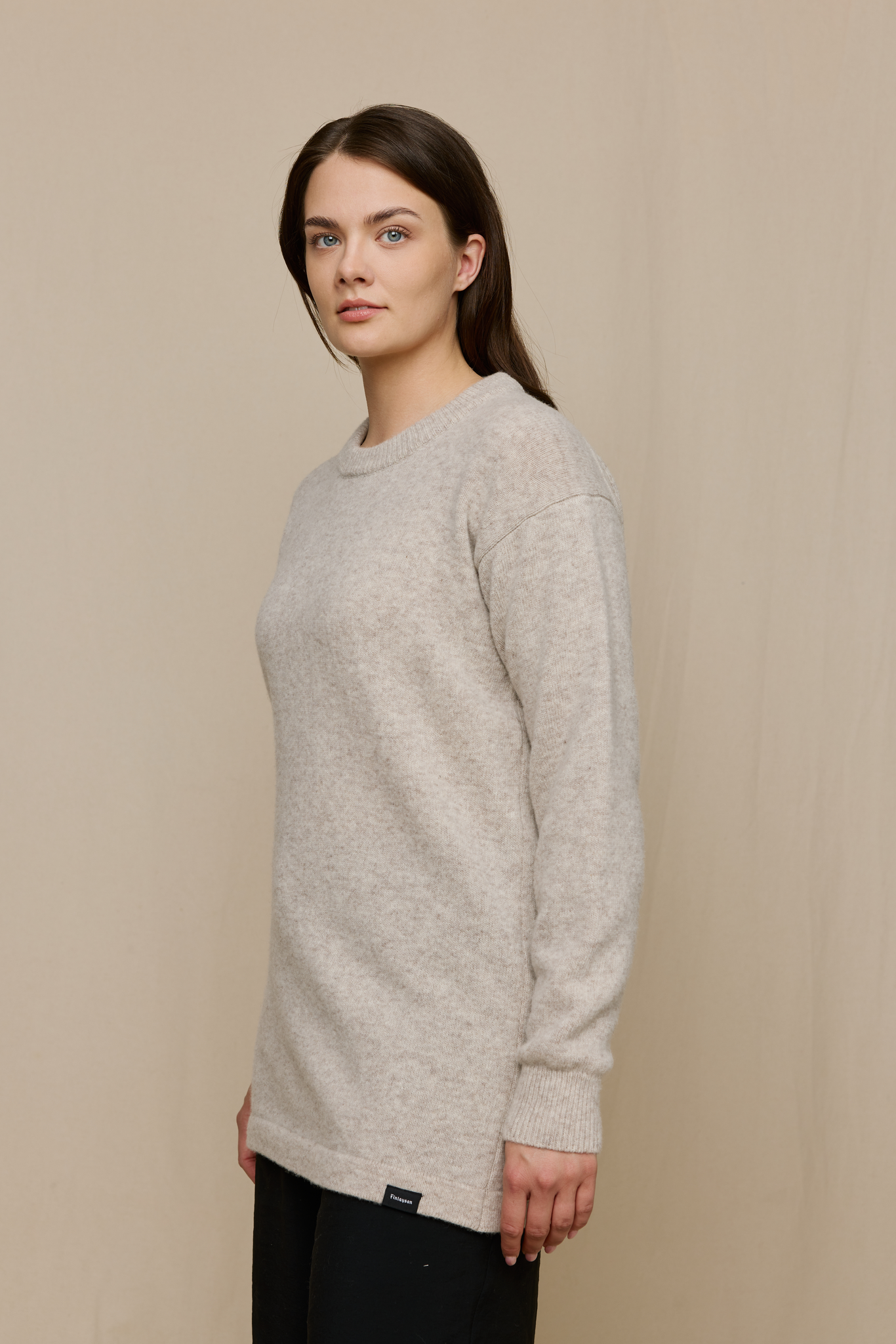FW51005-121-L_4; Finlayson Klaara Neuletunika Vaalea beige / L 