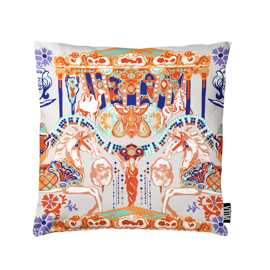 109213-8000; Finlayson Fanfaari Cushion Cover Monivärinen / 43x43 cm 