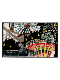 109224-8000; Finlayson Lintsi  Monivärinen / 50x80 cm 