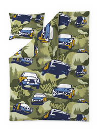 109398-7303; Finlayson Ralli Bedset Vihreä / 150x210 cm 