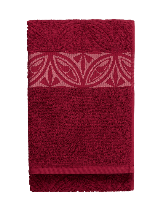 71075-1387-05-06; Finlayson Elektra Kylpypyyhe Punainen / 70x150 cm 