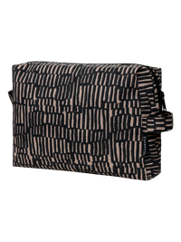 80250-5531-03-05; Finlayson Serenadi Toilettilaukku Tummanharmaa / Hiekka / 28x20 cm 