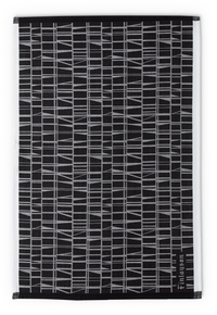 70910-3435-01-10; Finlayson Coronna keittiöpyyhe 2kpl Musta / Valkoinen / 50x70 cm