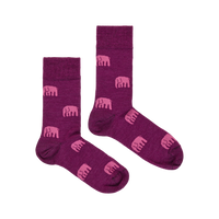 FW87001-435-3538; Finlayson ELEFANTTI merinosukka Malva / 35-38 