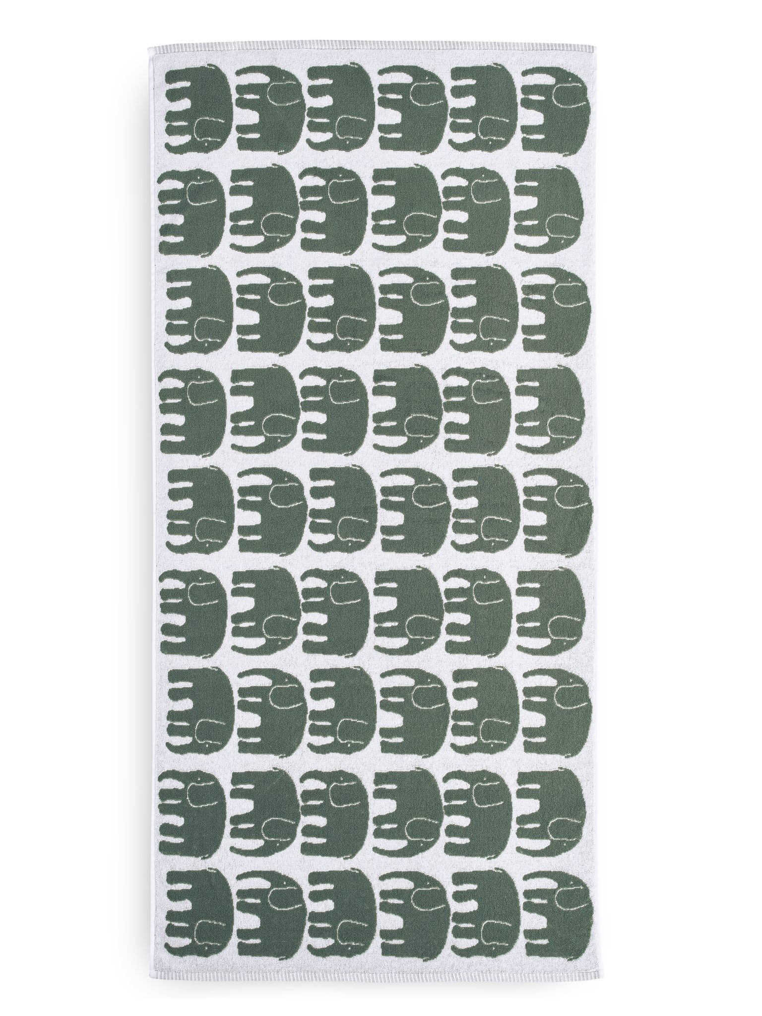 70564-4547-11-06; Finlayson Elefantti Kylpypyyhe Tummanvihreä / 70x150 cm 