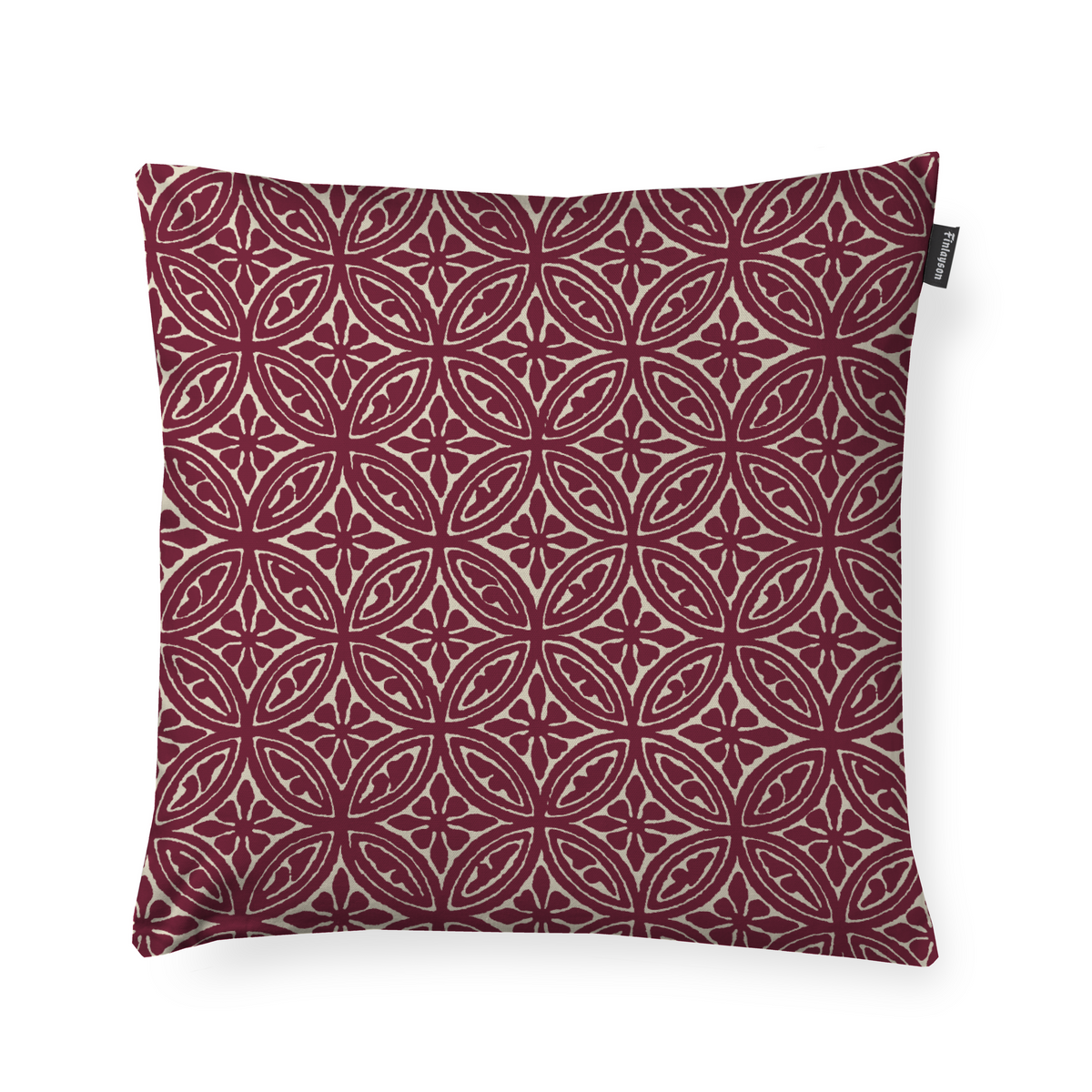 80813-4594-03-04; Finlayson Elektra Koristetyynynpäällinen Viininpunainen / 48x48 cm 