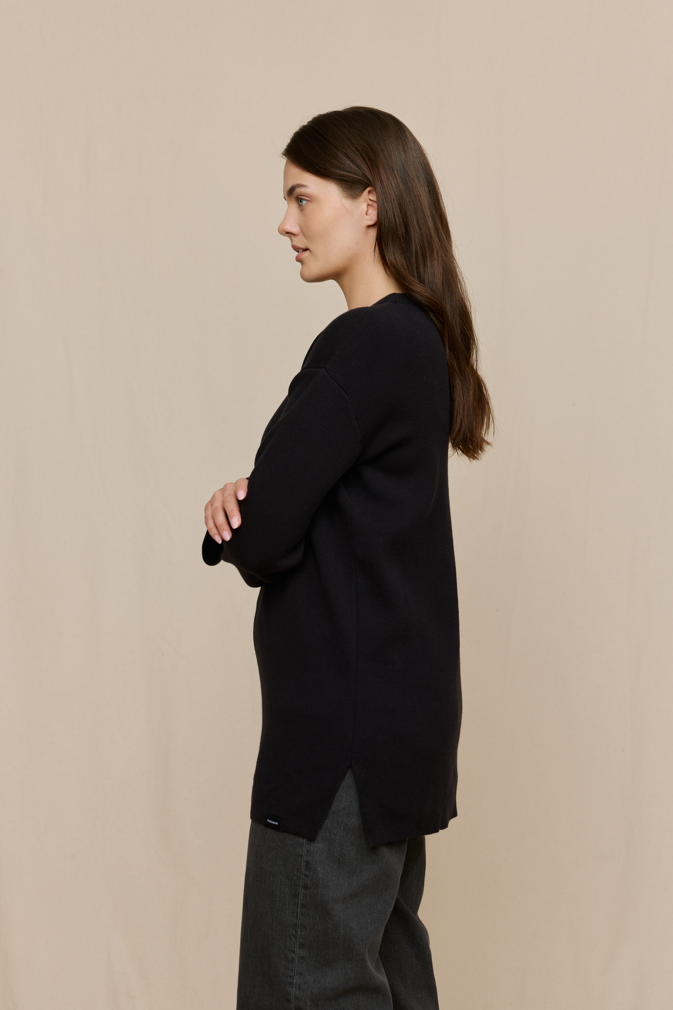 FW51002-999-XXL_4; Finlayson Valma Neuletunika Musta / XXL 