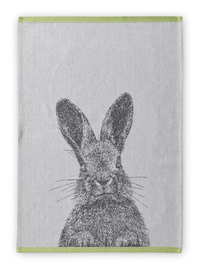 70910-5036-01-10; Finlayson Pupu keittiöpyyhe 2kpl Musta / Valkoinen / 50x70 cm