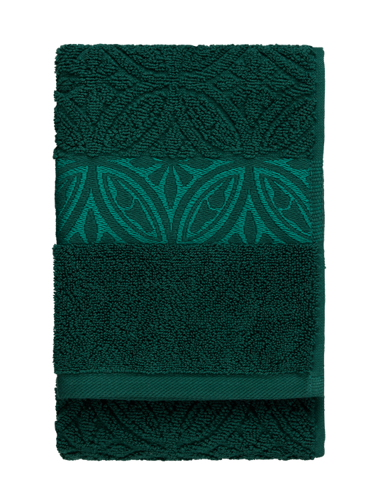 71075-1387-06-12; Finlayson Elektra Käsipyyhe Vihreä / 50x70 cm 