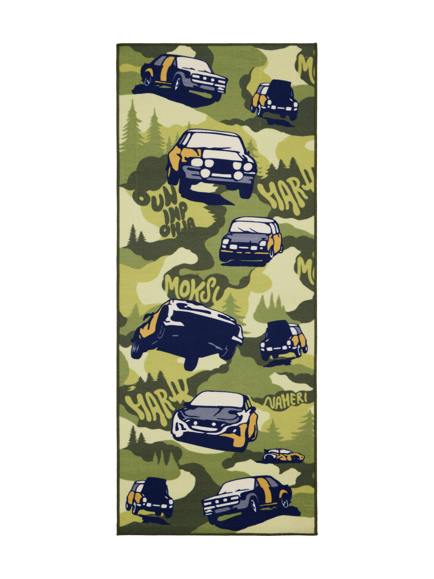 109403-7303; Finlayson Ralli Hallway Rug Vihreä / 80x200 cm 