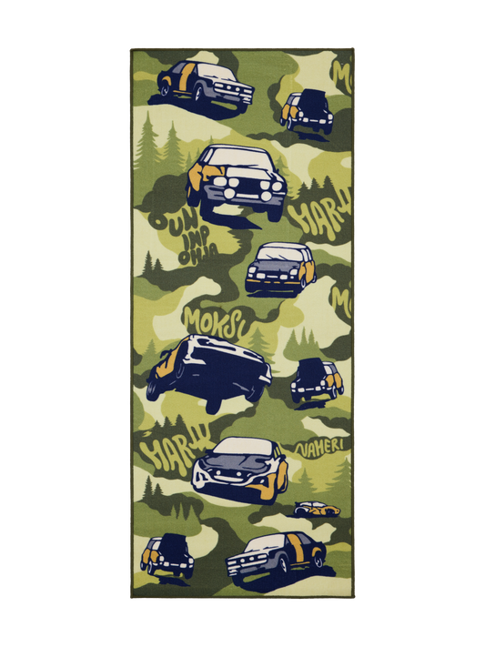 109403-7303; Finlayson Ralli Hallway Rug Vihreä / 80x200 cm 