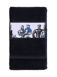 70154-4864-01-12; Finlayson Tom of Finland Blue Squad Käsipyyhe Musta / 50x80 cm 