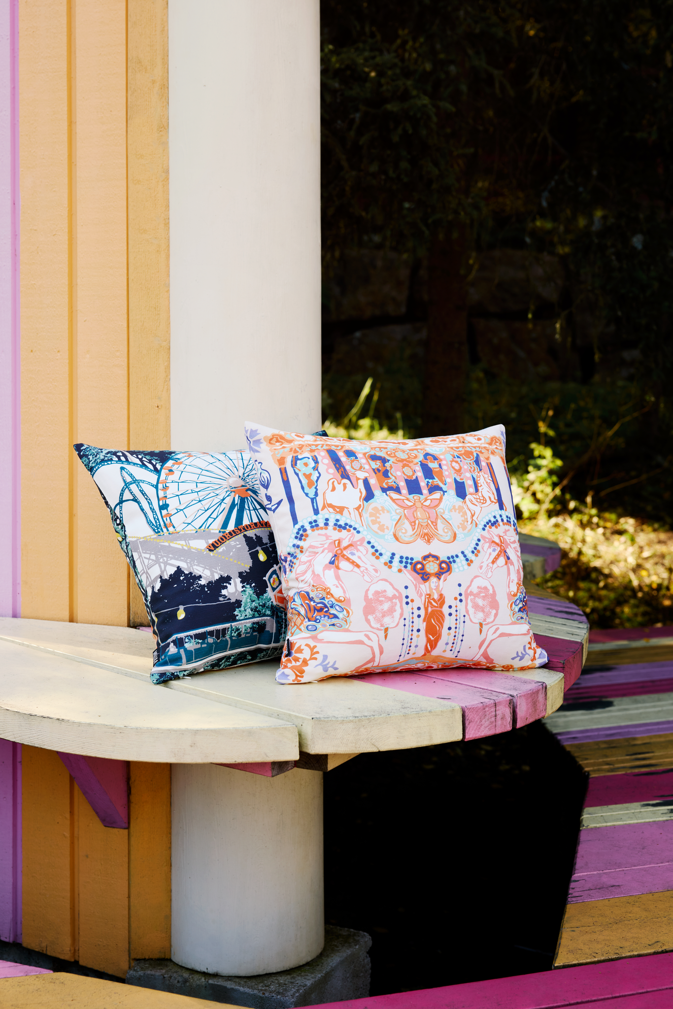 109212-8000_3; Finlayson Lintsi Cushion Cover Monivärinen / 43x43 cm 