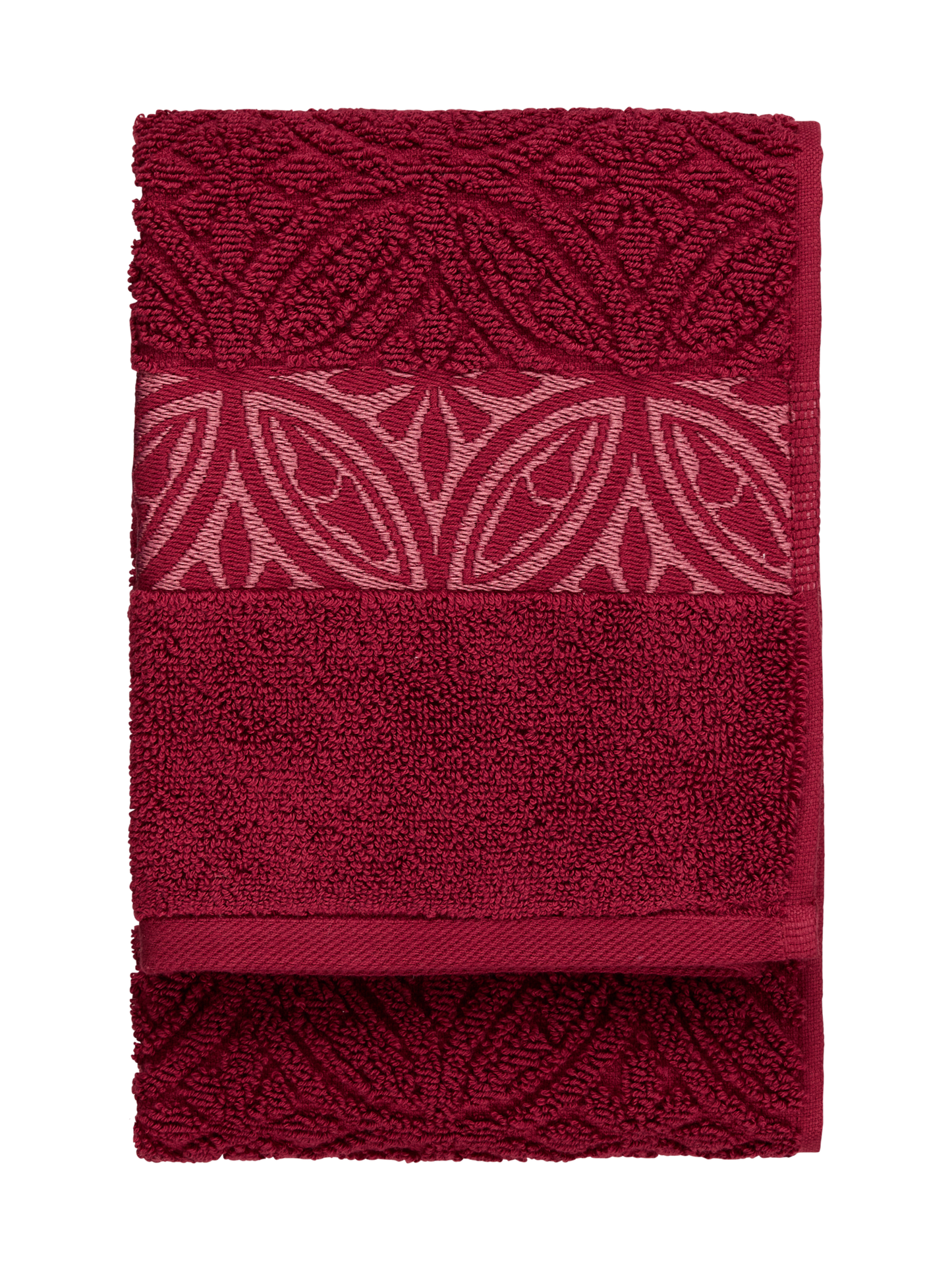 71075-1387-05-12; Finlayson Elektra Käsipyyhe Punainen / 50x70 cm 