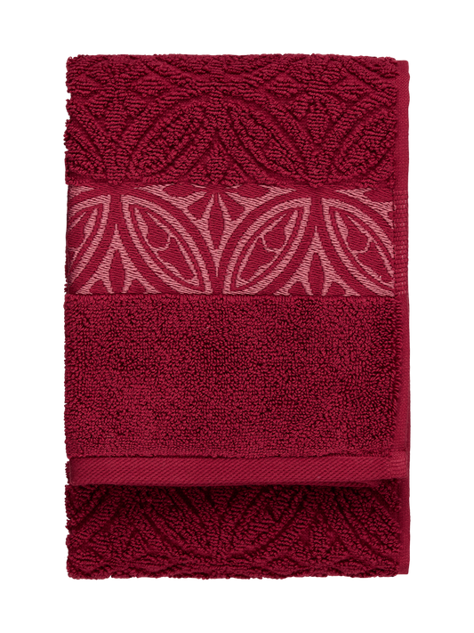 71075-1387-05-12; Finlayson Elektra Käsipyyhe Punainen / 50x70 cm 
