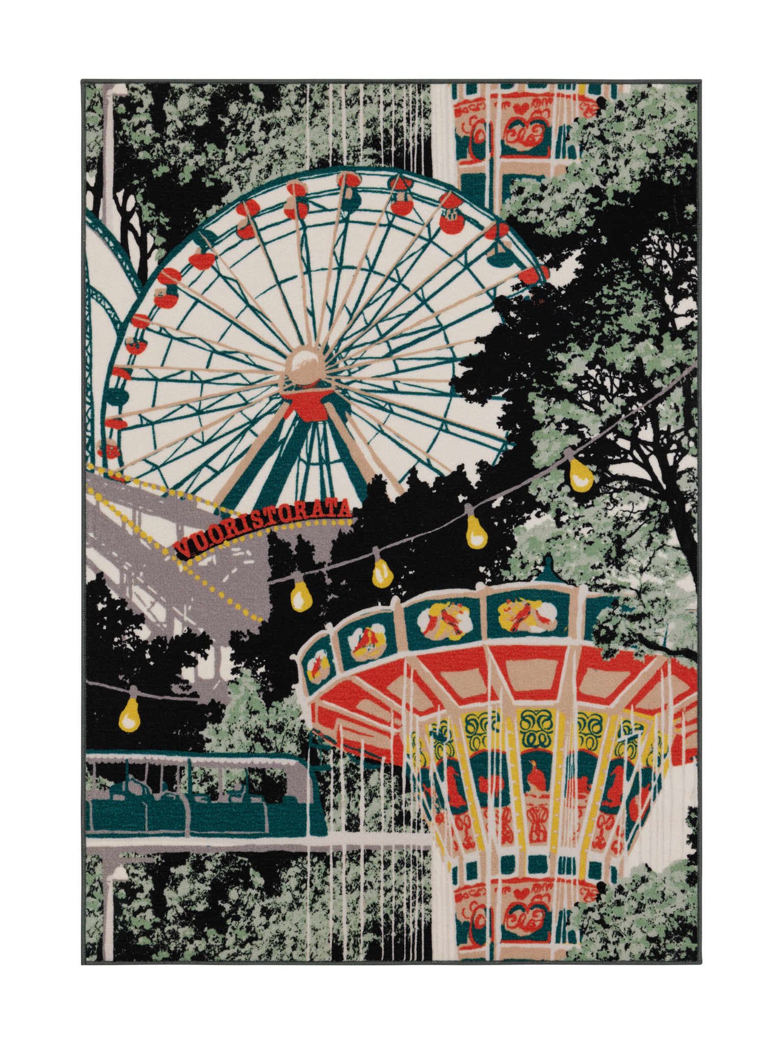 109226-8000; Finlayson Lintsi Midfloor Rug Monivärinen / 133x190 cm 