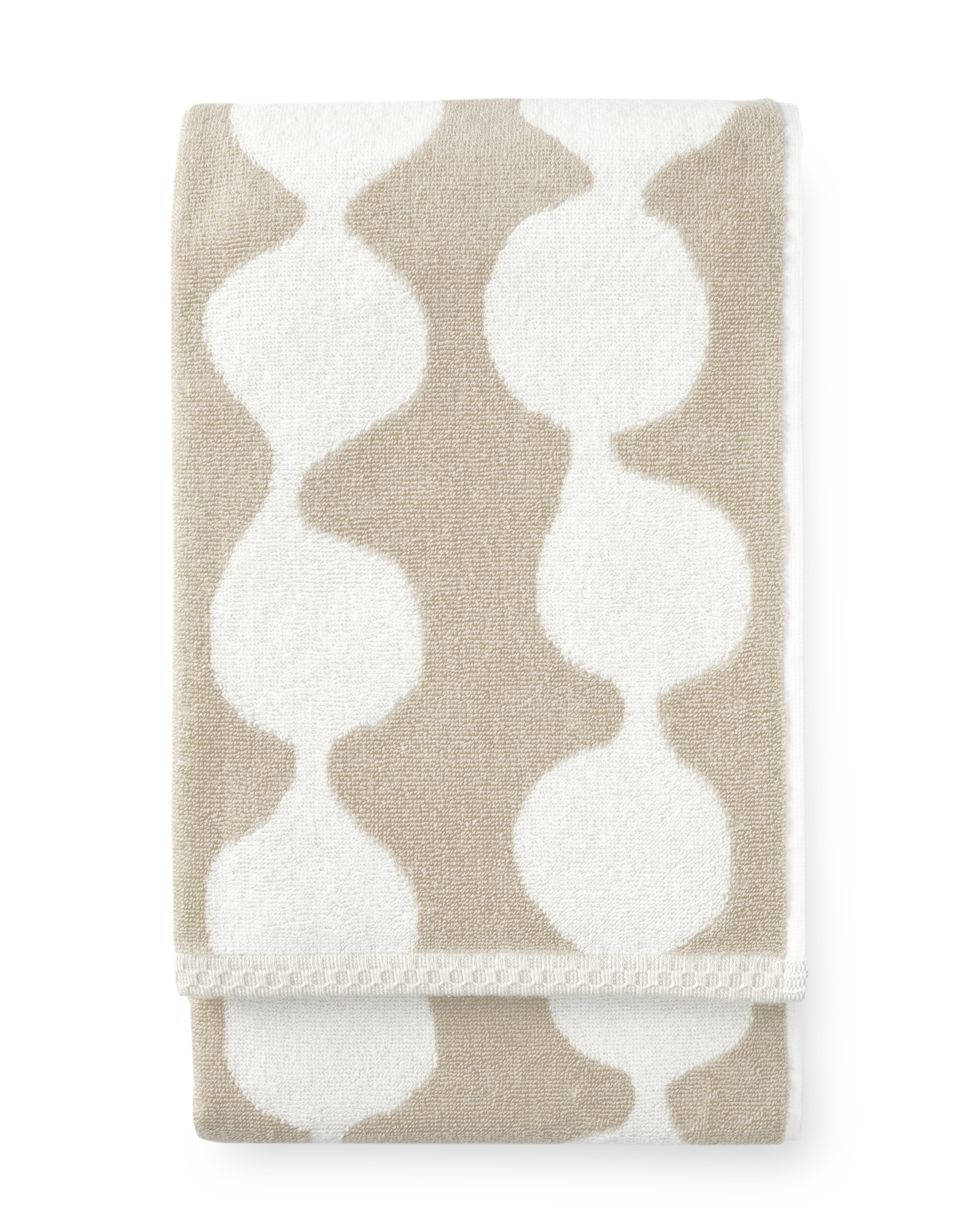 70074-4654-12-06; Finlayson PAMPULA Kylpypyyhe Beige / Valkoinen / 70x150 cm 