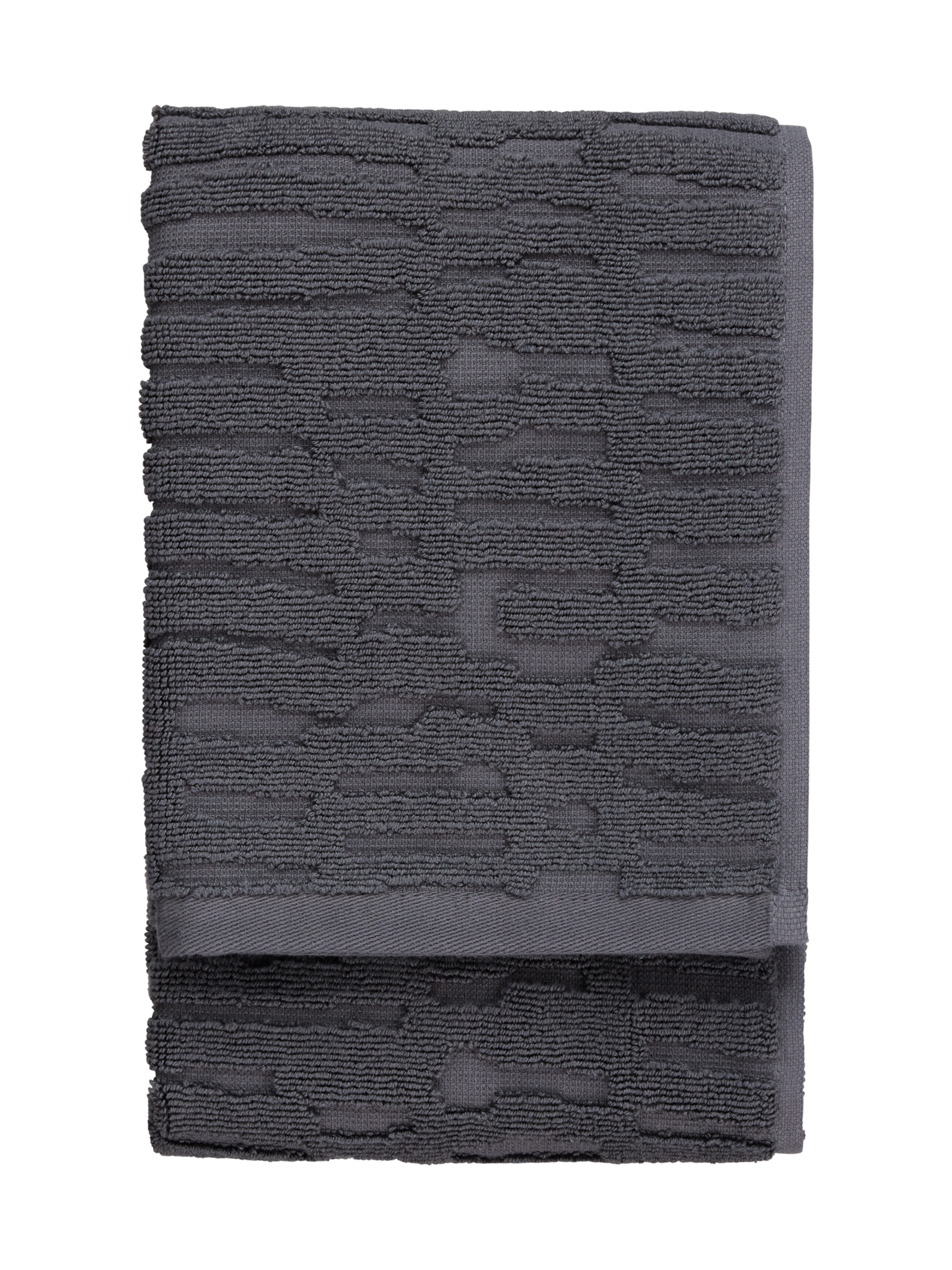 70073-5524-02-12; Finlayson Serenadi Käsipyyhe Tummanharmaa / 50x70 cm 