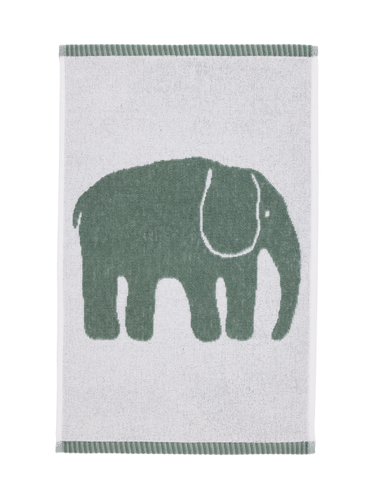 70562-1464-11-12; Finlayson Elefantti Käsipyyhe Tummanvihreä / 30x50 cm 